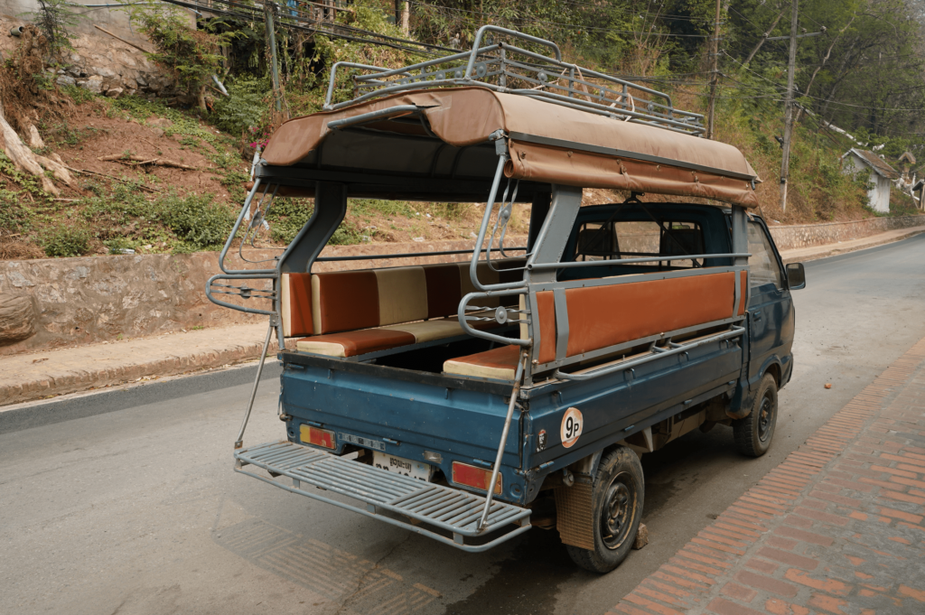 TukTuk in Laos. Cosa fare e vedere a Luang Prabang. Luang Prabang.